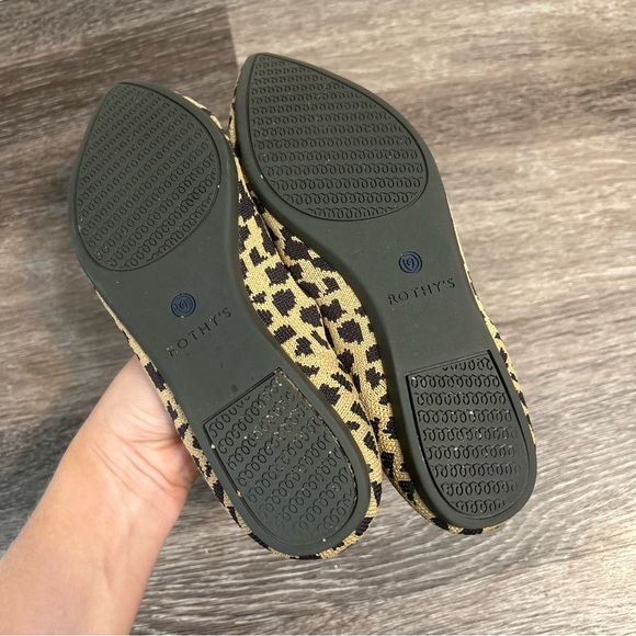 Rothy’s The Point Leopard Print Flats - Size 6 - Picture 6 of 7